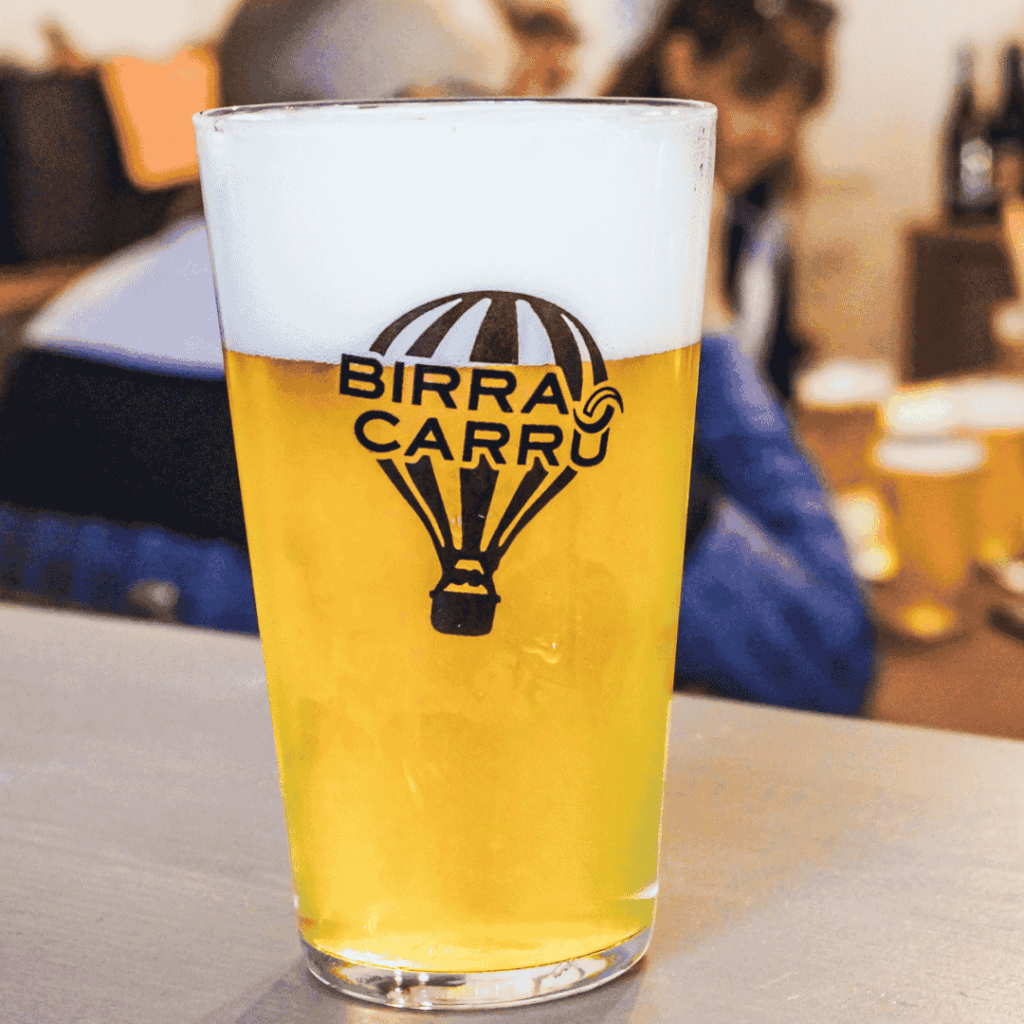 Bicchiere da birra artigianale.